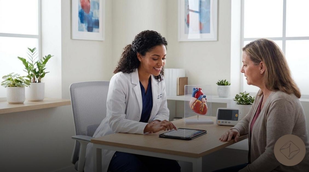 Dra. Luciana Gouveia CRM-MS 6582 RQE 4024/4506 é cardiologista em Dourados-MS Acompanhamento cardiológico especializado com a Dra. Luciana Gouveia focado no risco cardiovascular na menopausa e na avaliação de sintomas como palpitações e dor no peito por estresse;risco cardiovascular na menopausa