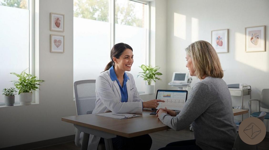 Acompanhamento cardiológico especializado com a Dra. Luciana Gouveia focado no risco cardiovascular na menopausa e na avaliação de sintomas como palpitações e dor no peito por estresse;avaliação cardiológica antes da terapia de reposição hormonal